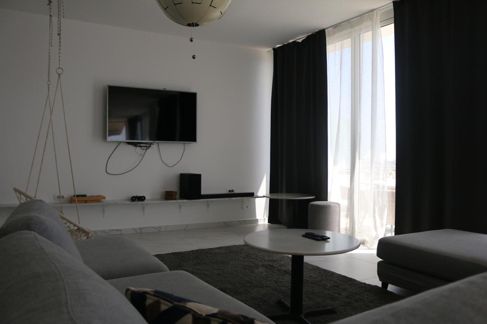 Ferienwohnung Infinity Sea View Penthouse Sarandë Exterior foto