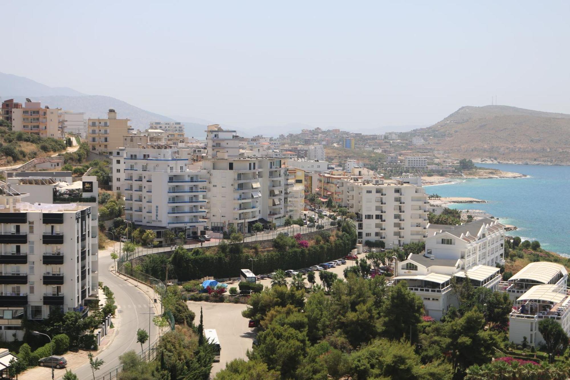 Ferienwohnung Infinity Sea View Penthouse Sarandë Exterior foto
